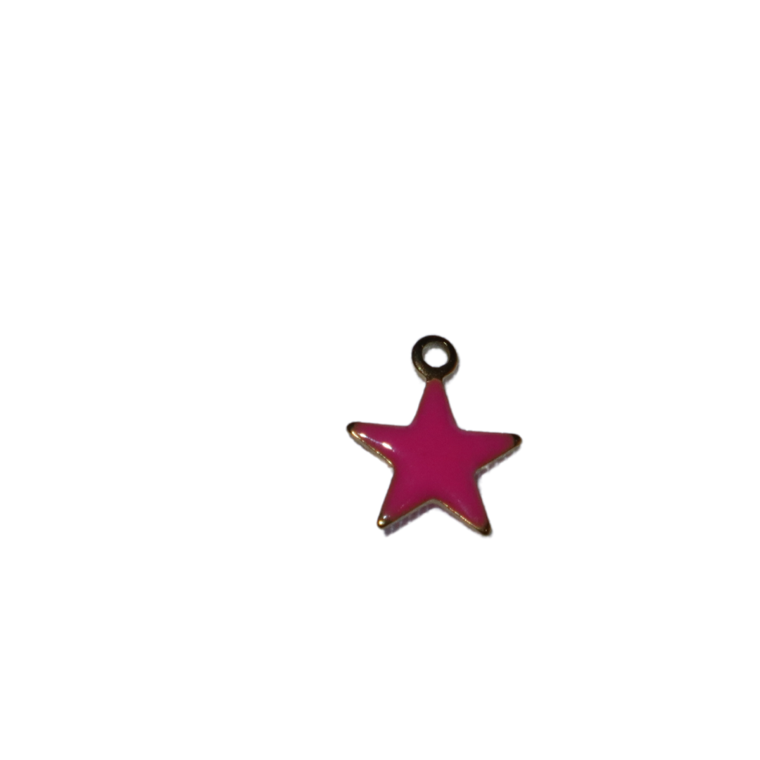 Small Enamel Star Charm