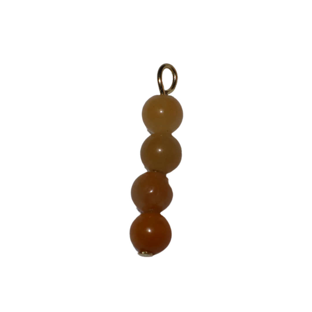 Gemstone Tiered Charm