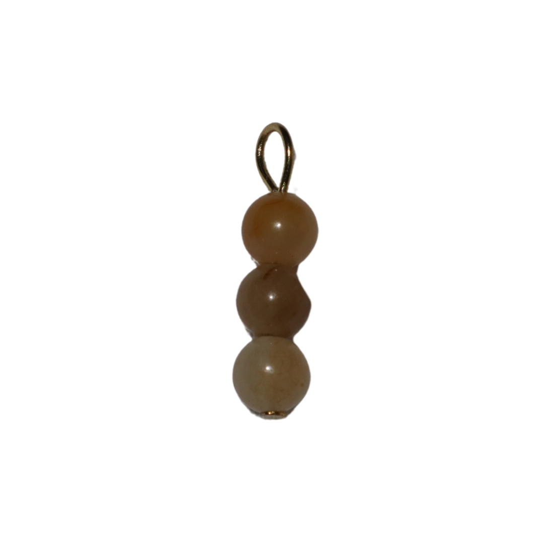 Gemstone Tiered Charm
