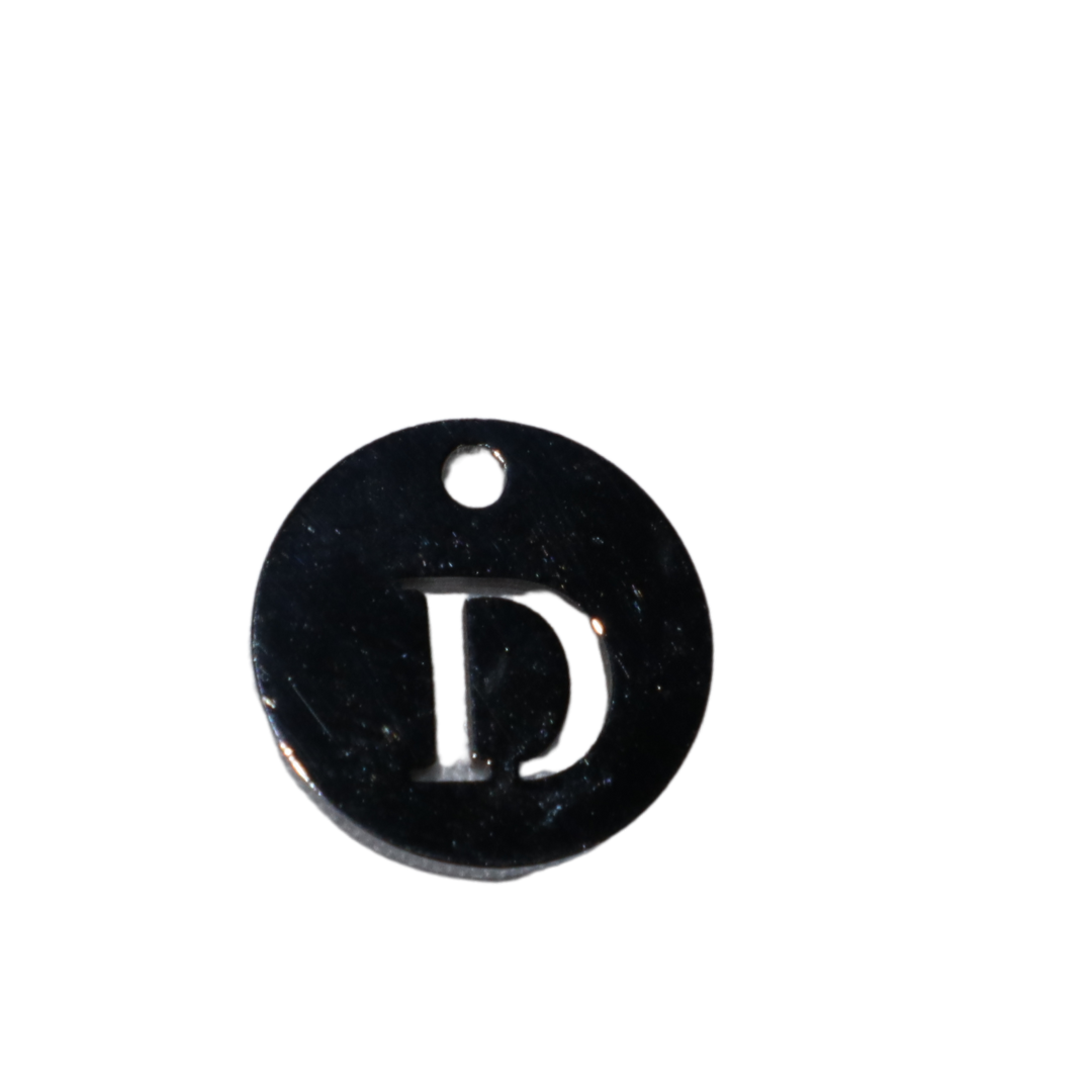 Circle Initial Charms