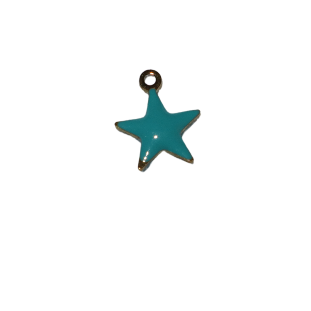 Small Enamel Star Charm