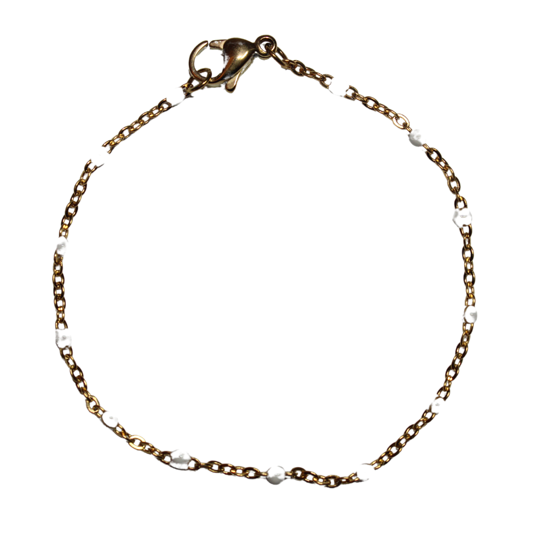 Enamel Dot Bracelet