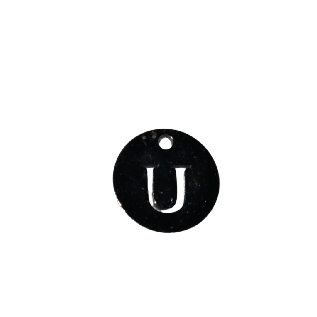 Circle Initial Charms