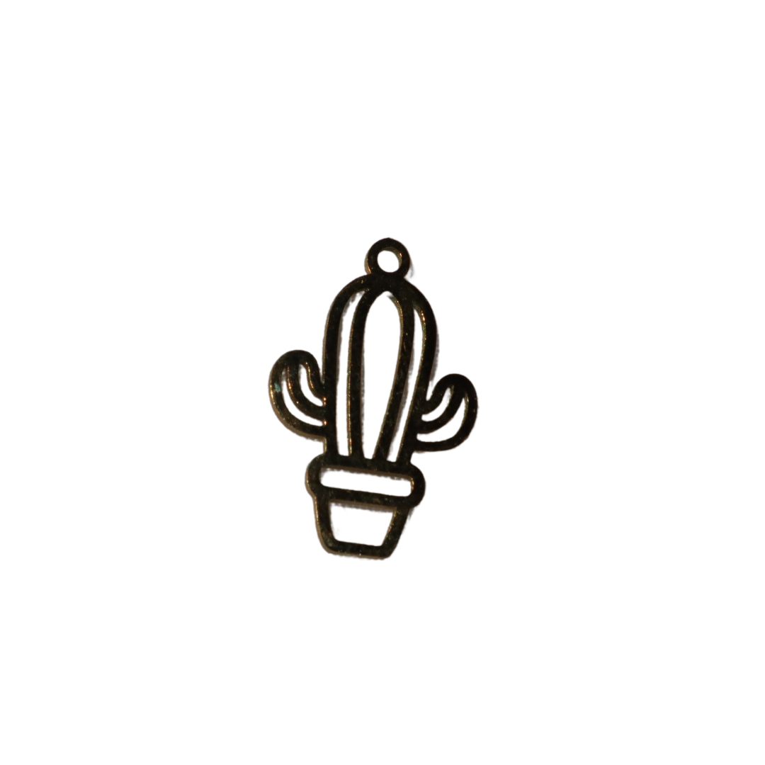 Cute Cactus Plant Charm