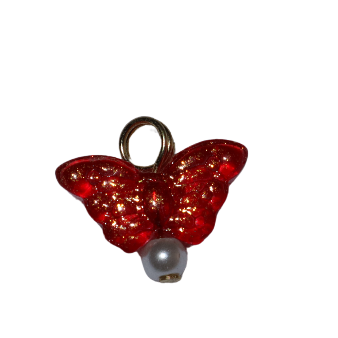 Glass Butterfly Charm
