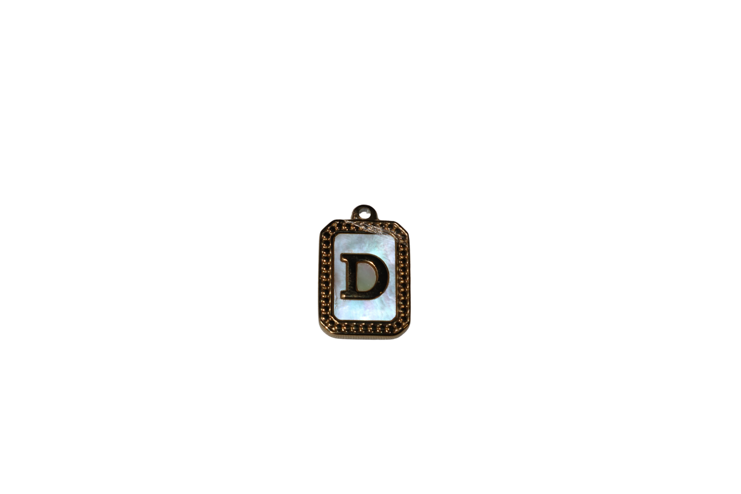 Mother of Pearl Initial Charms