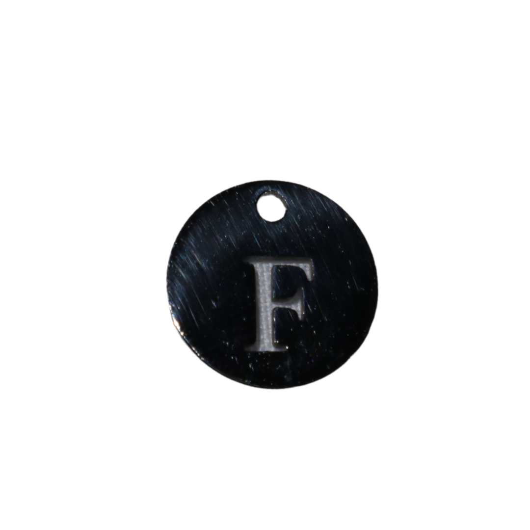 Circle Initial Charms