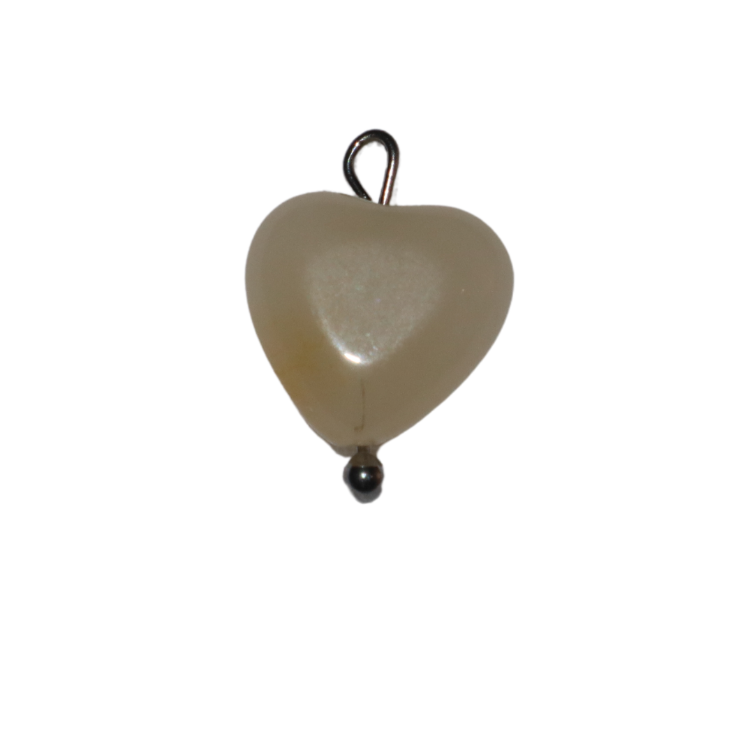 Stone Heart Charm