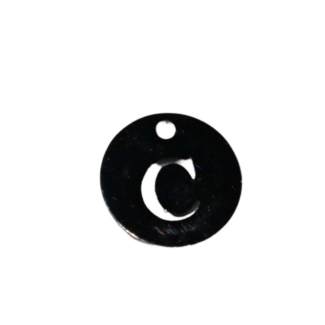 Circle Initial Charms