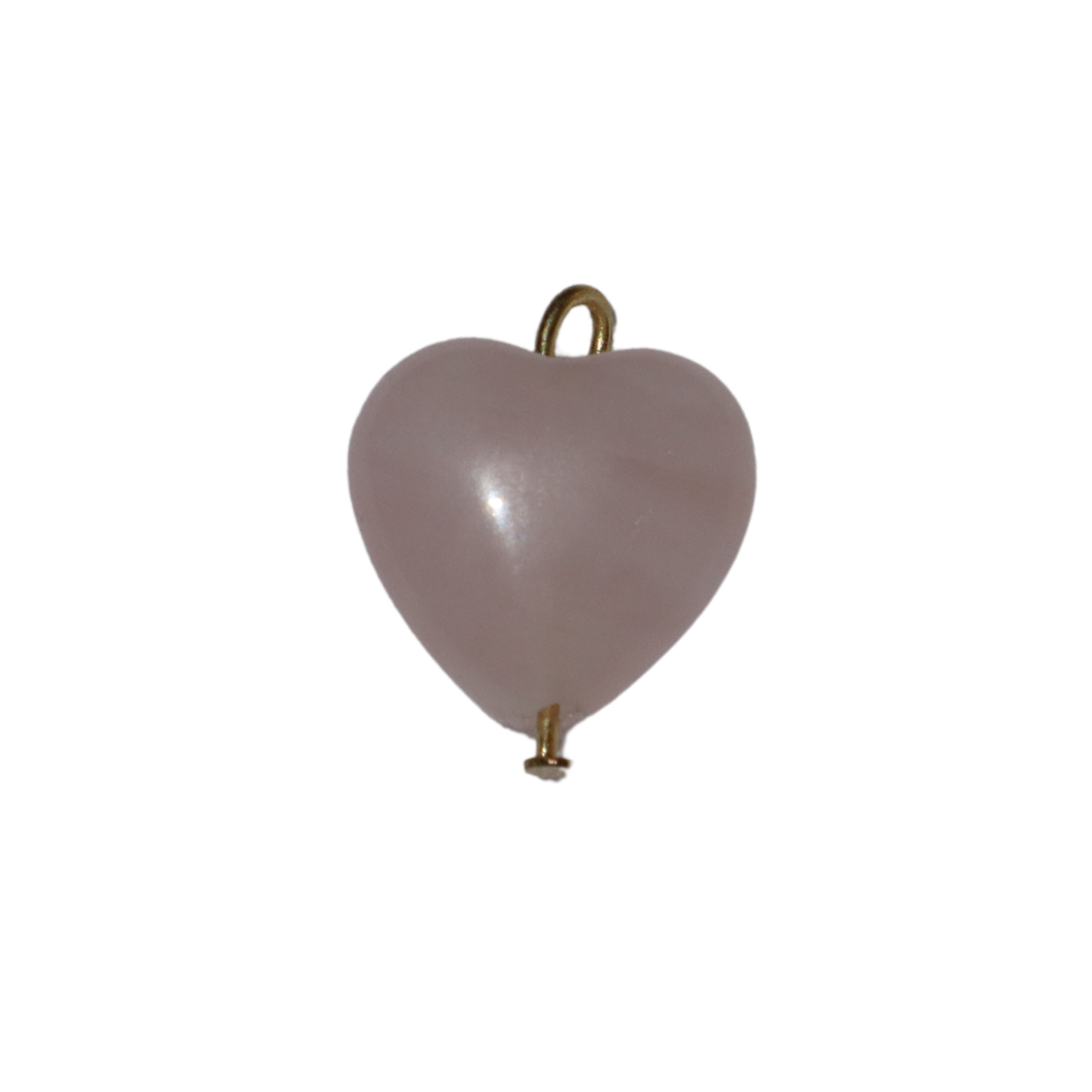 Stone Heart Charm