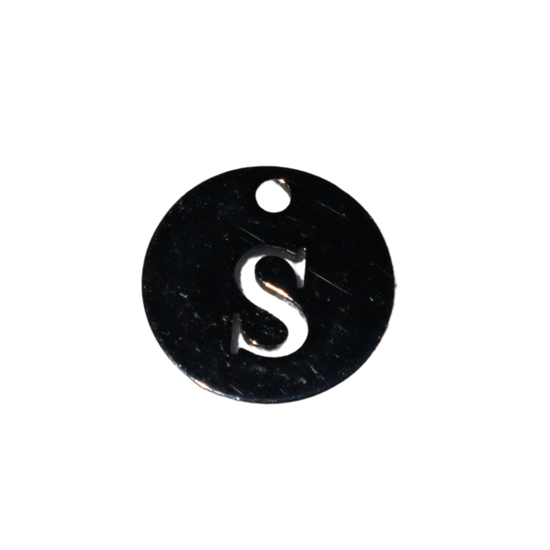 Circle Initial Charms