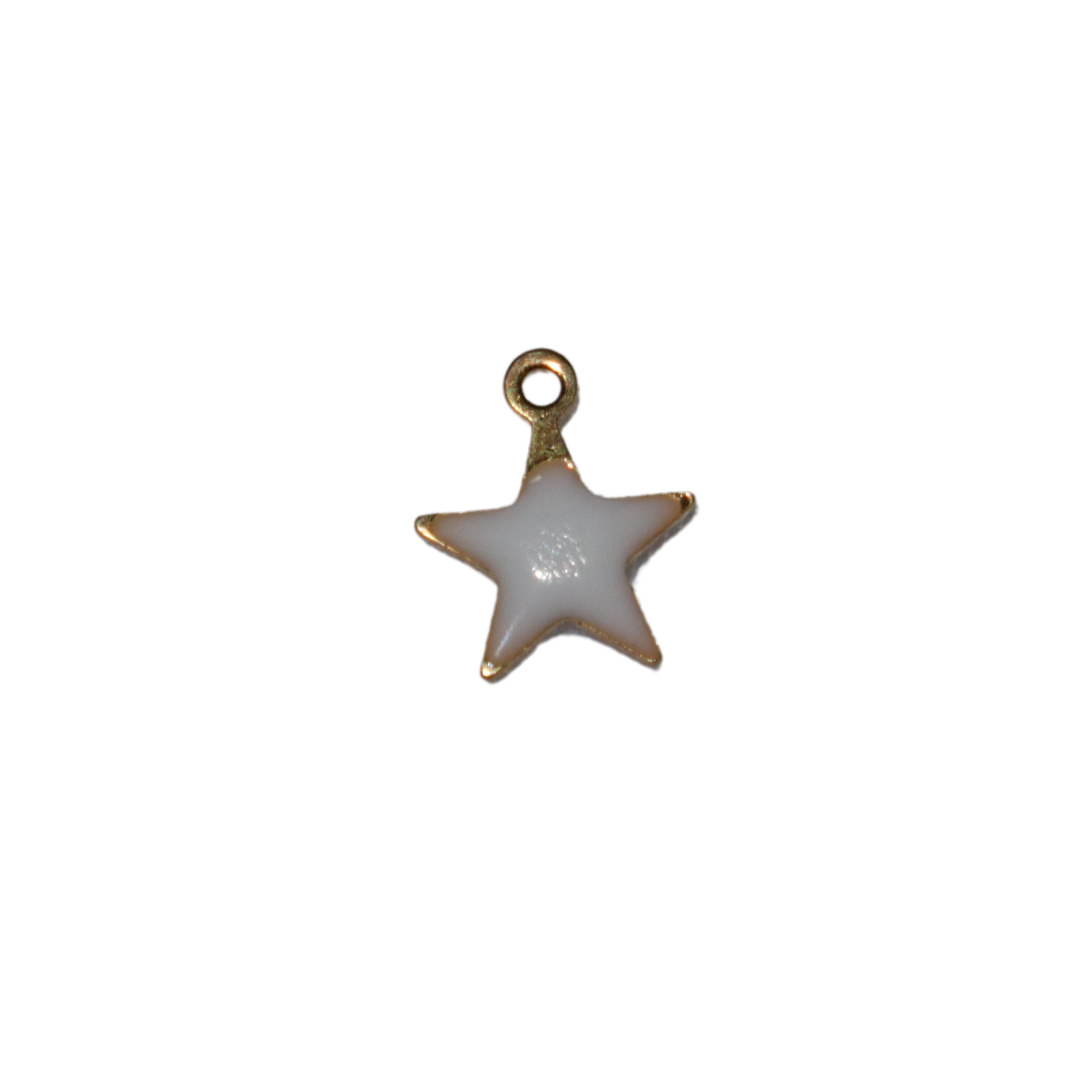 Small Enamel Star Charm
