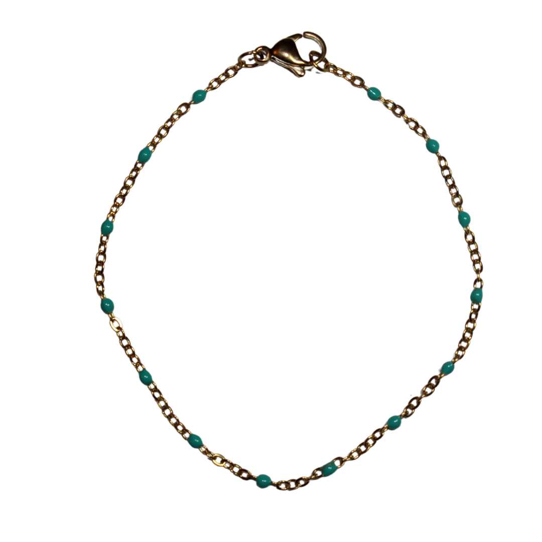 Enamel Dot Bracelet