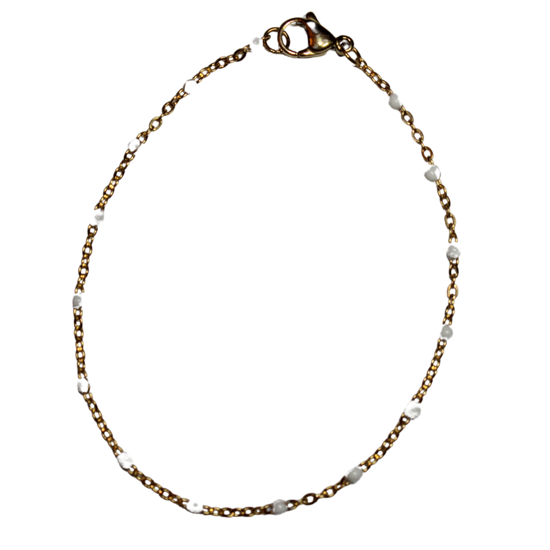 Enamel Dot Bracelet
