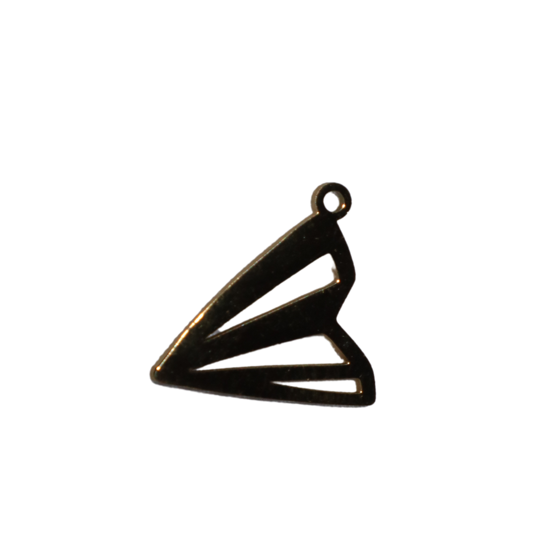 Paper Airplane Charm