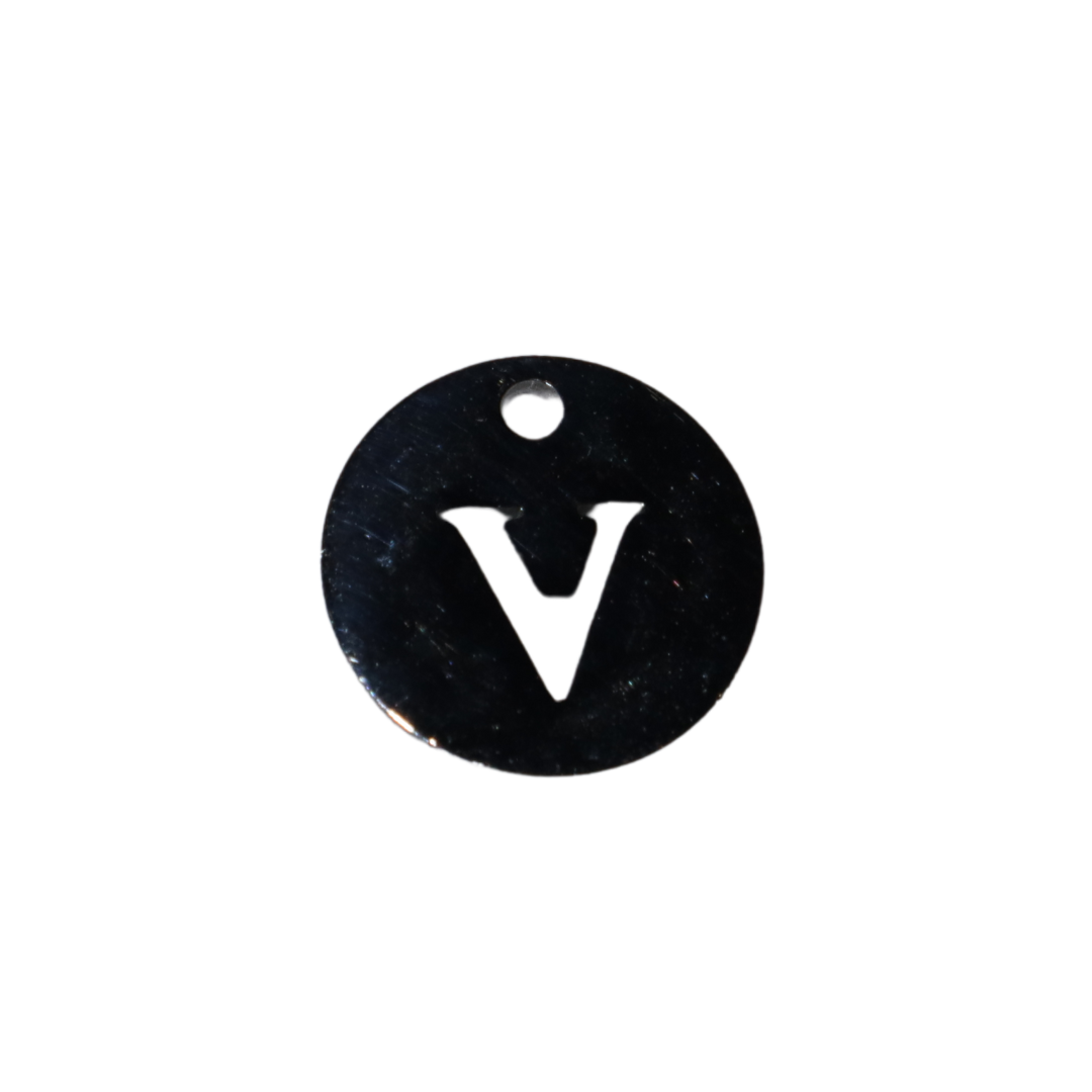 Circle Initial Charms