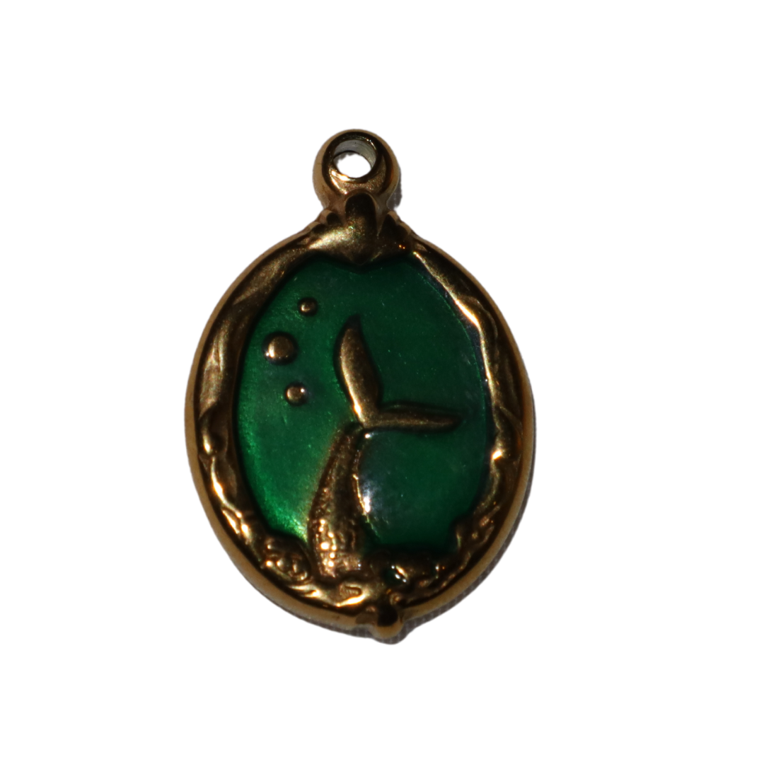 Mermaid Enamel Charm