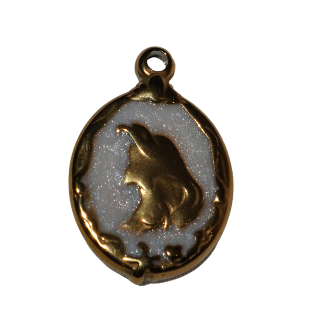 Mermaid Enamel Charm