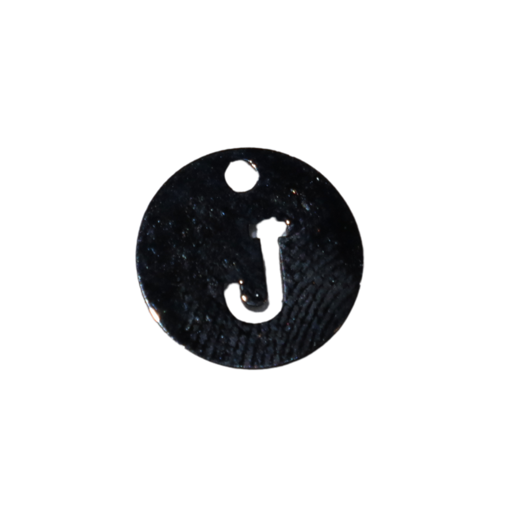 Circle Initial Charms