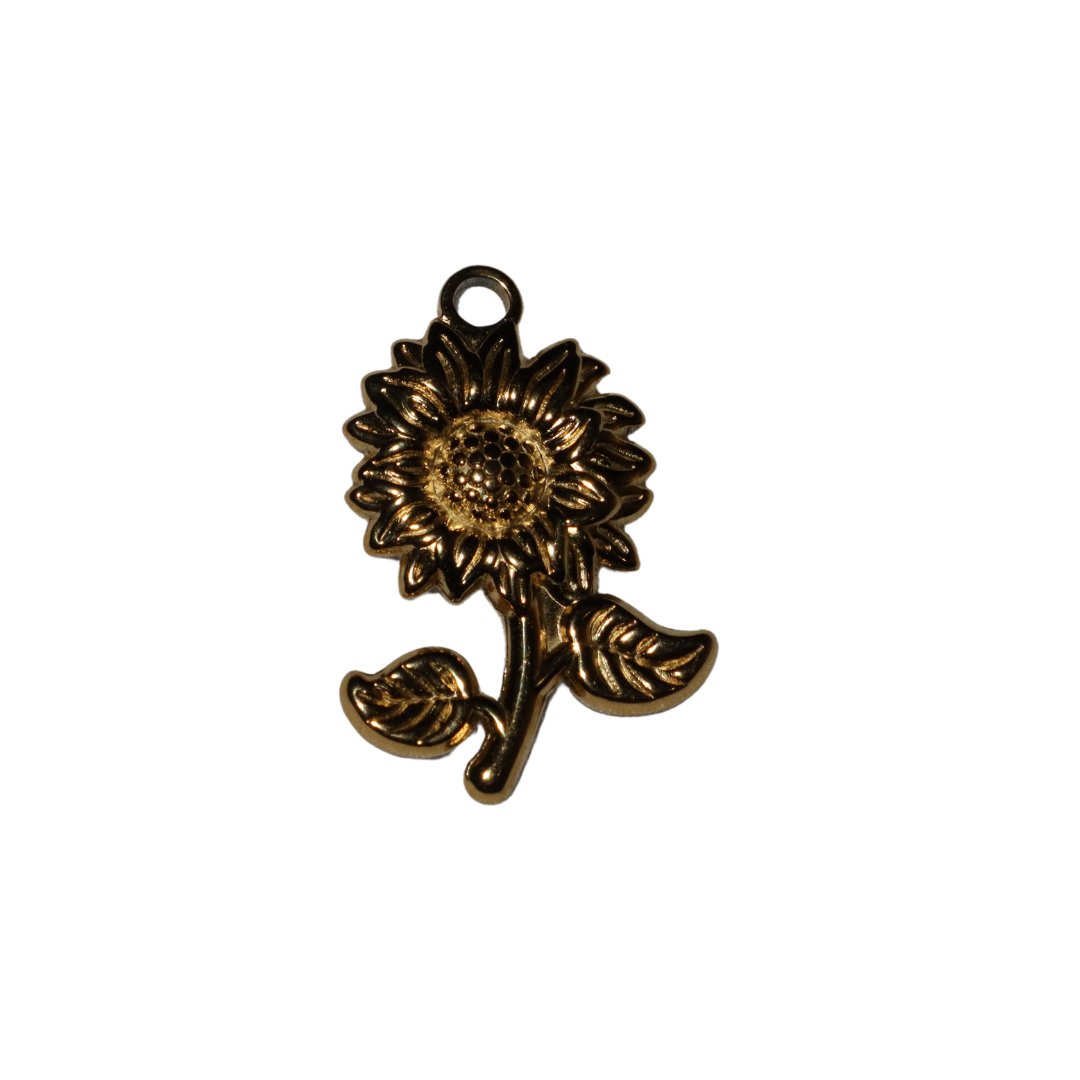 Standing Sunflower Charm