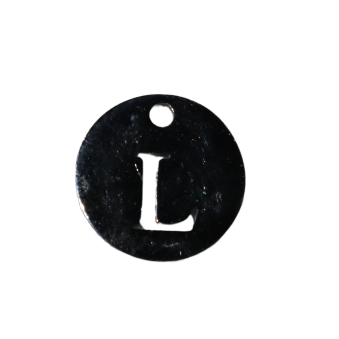 Circle Initial Charms