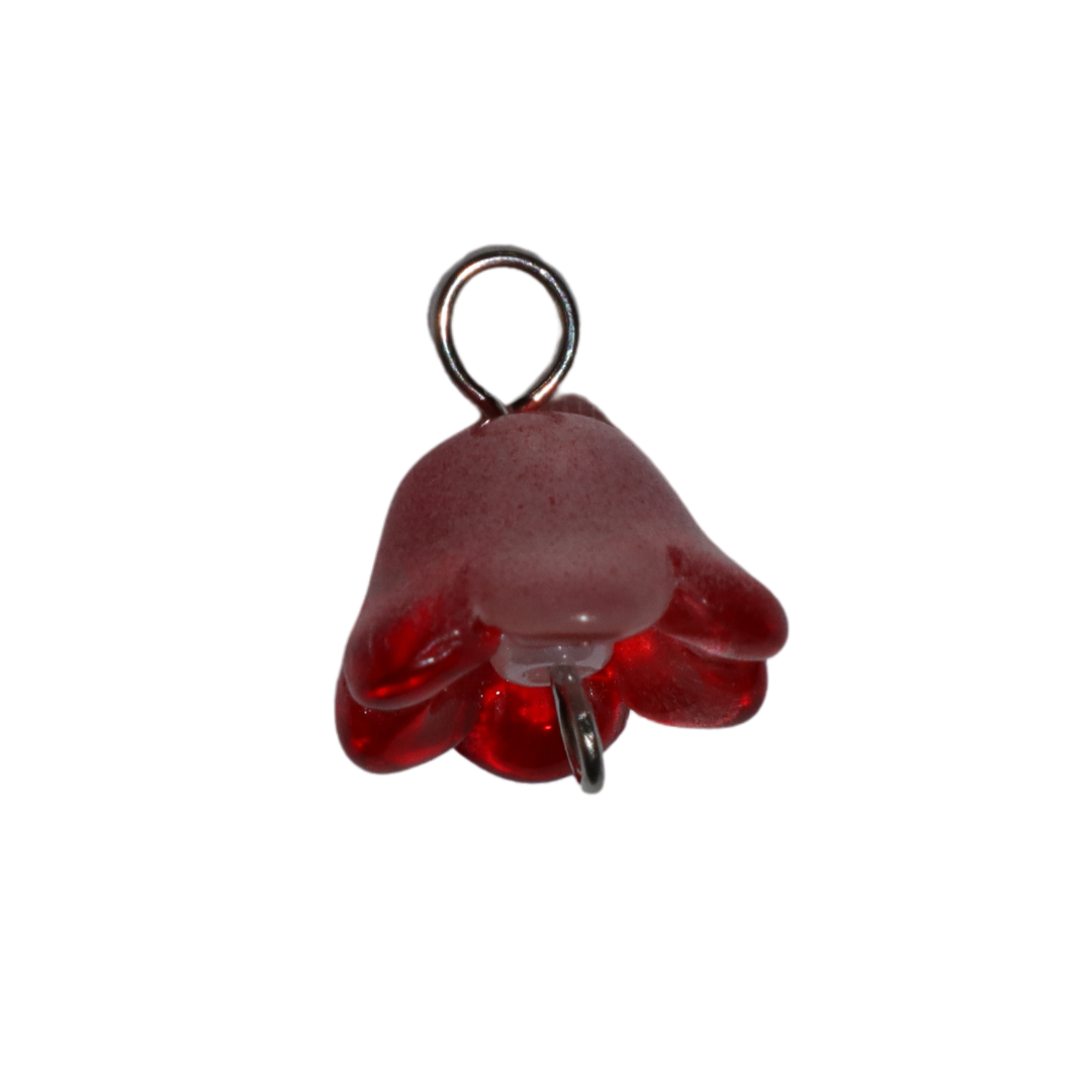 Lampwork Flower Charms