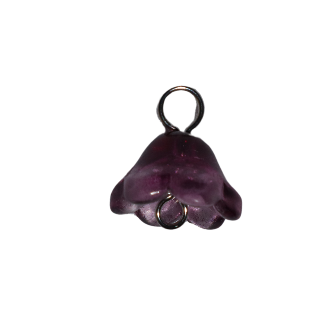 Lampwork Flower Charms