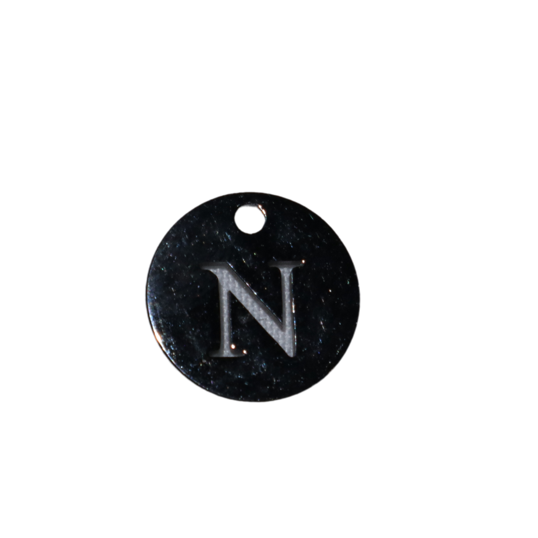 Circle Initial Charms