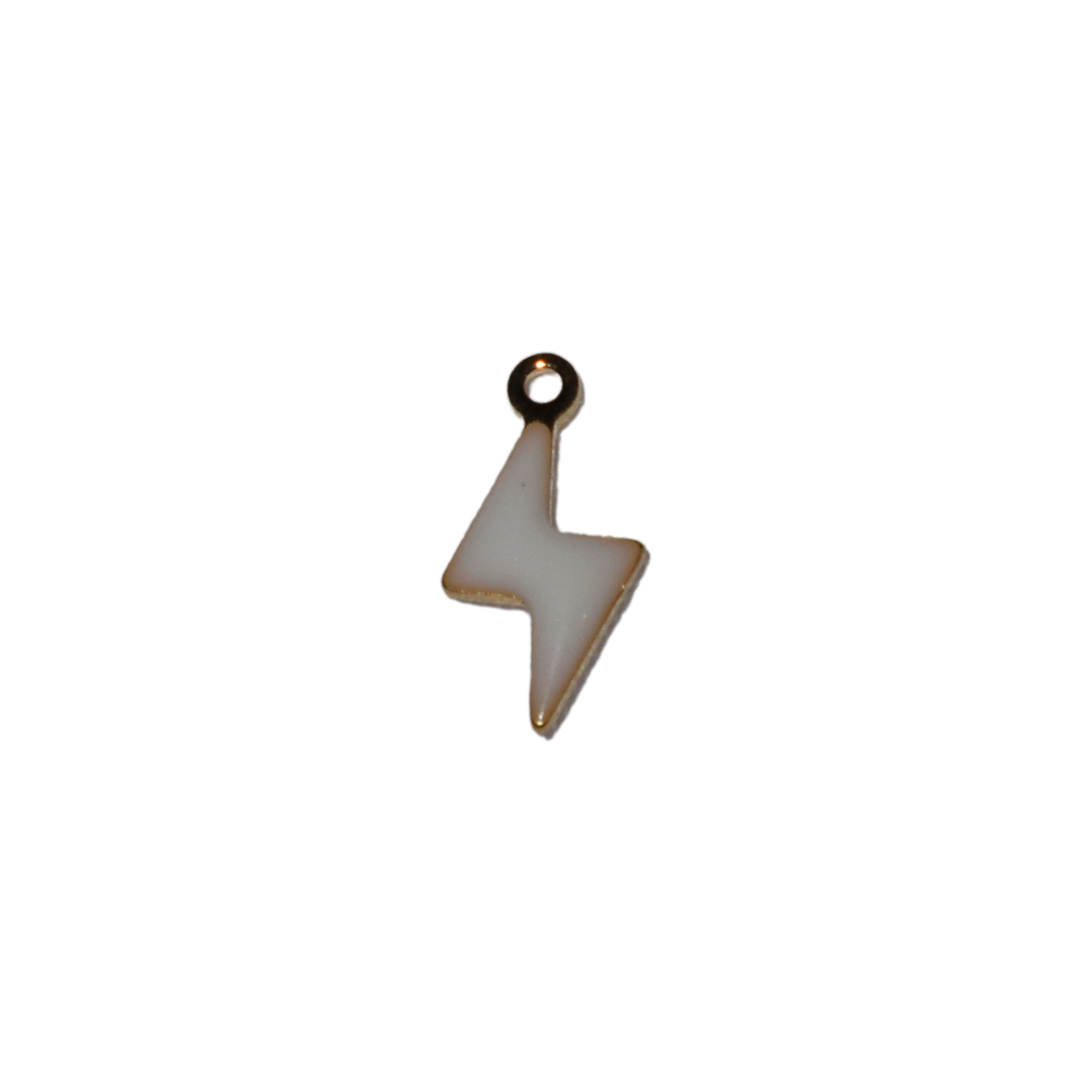 Small Enamel Lightening Bolt Charm