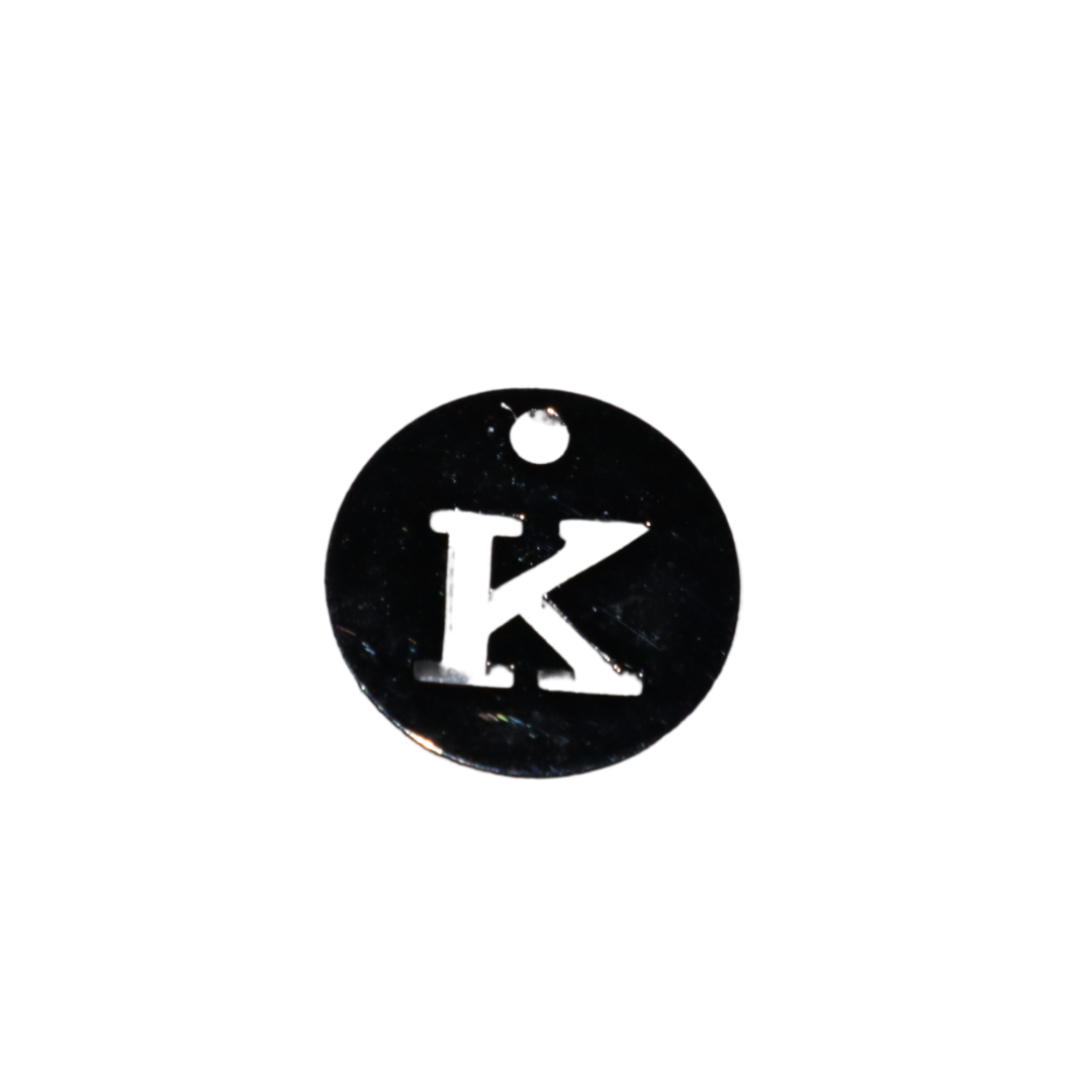 Circle Initial Charms