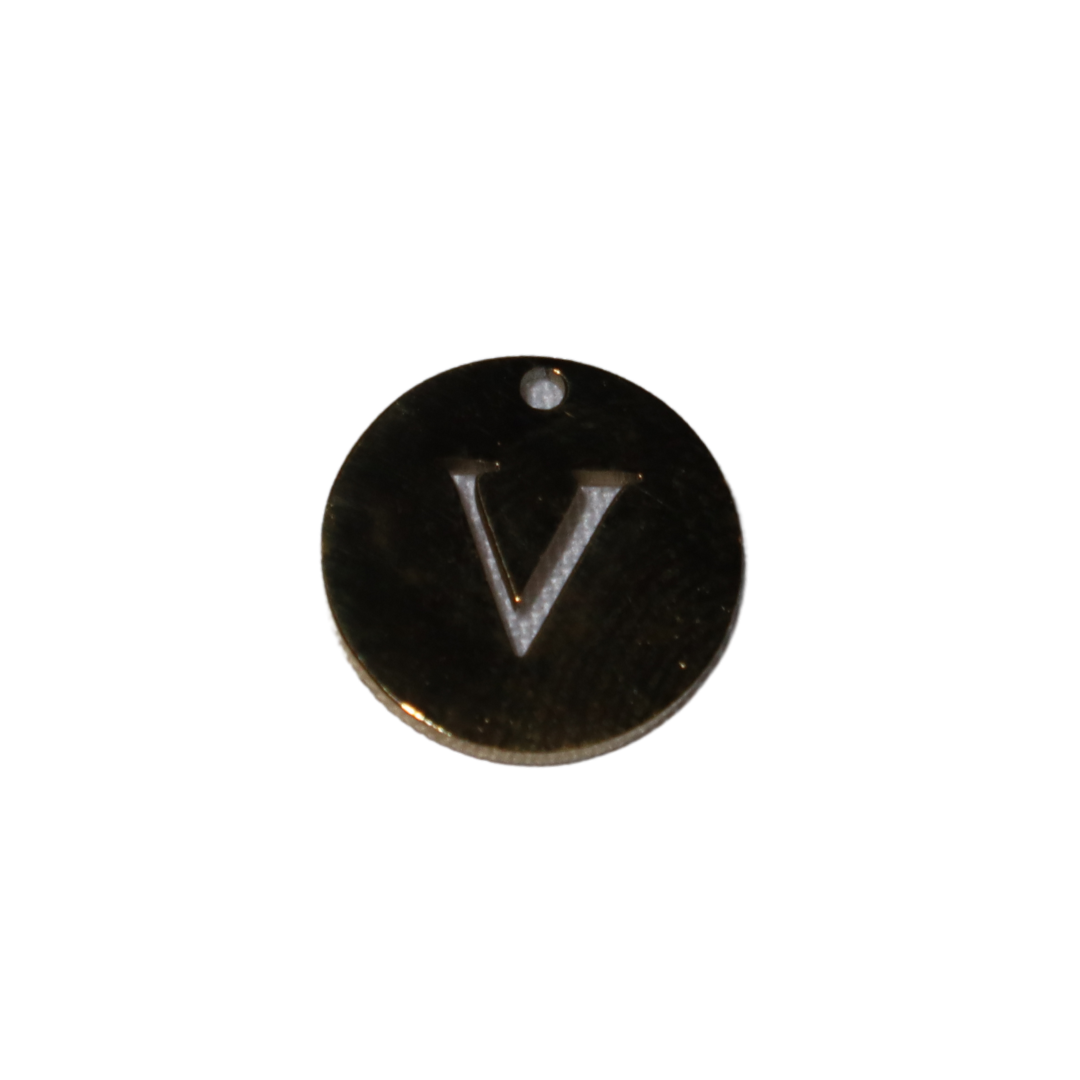 Circle Initial Charms