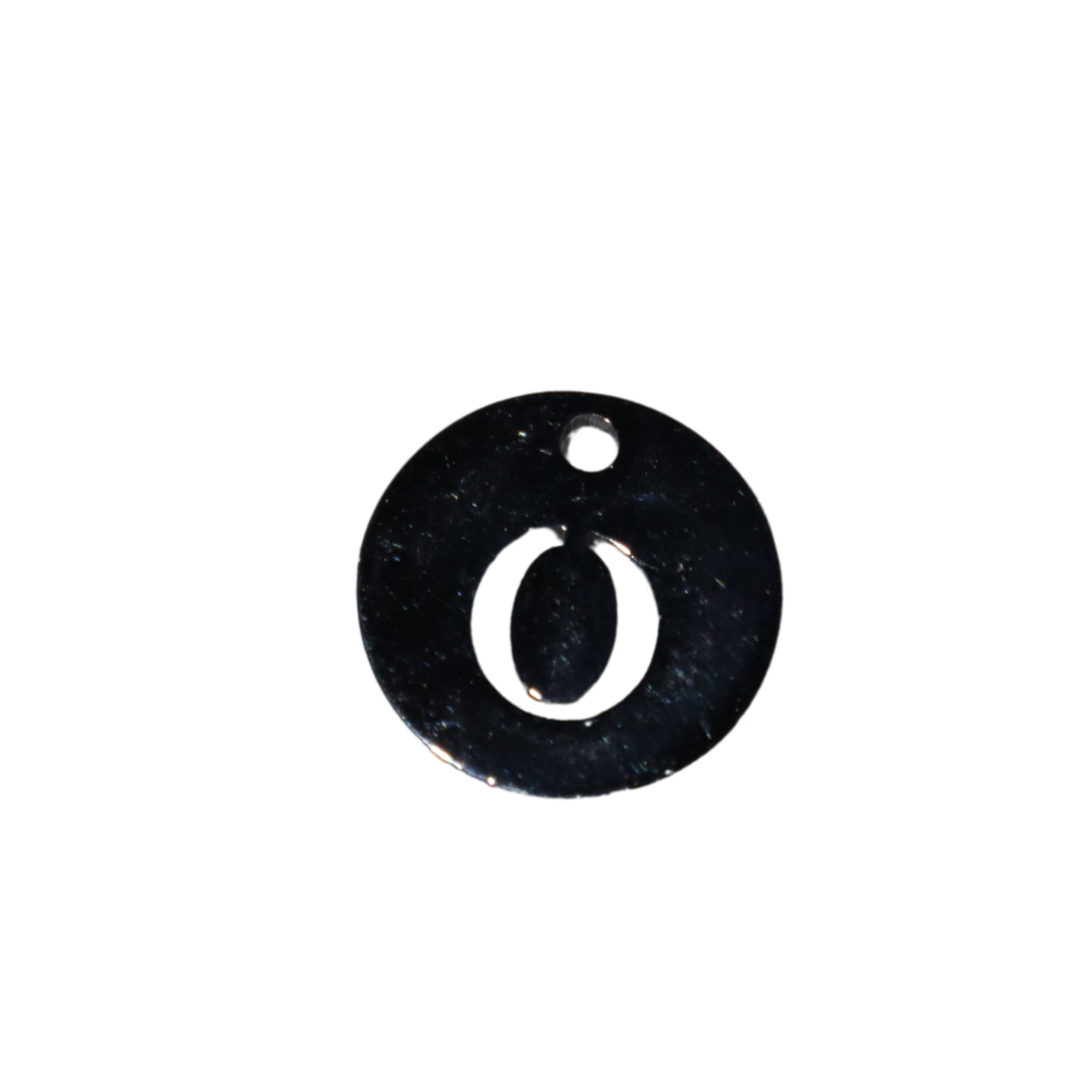 Circle Initial Charms
