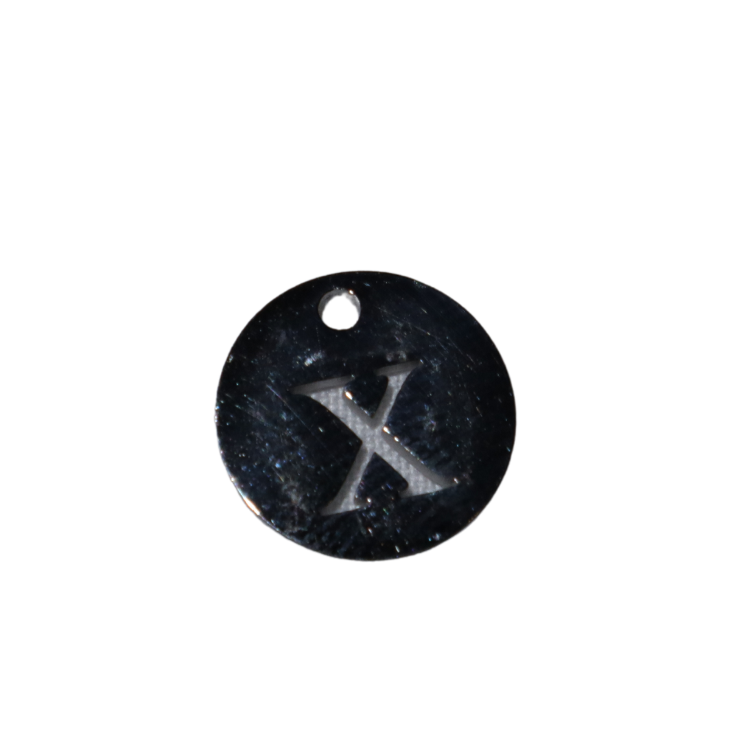 Circle Initial Charms