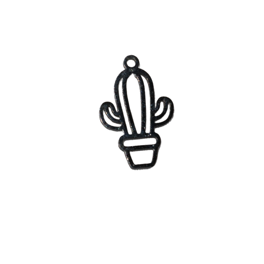 Cute Cactus Plant Charm
