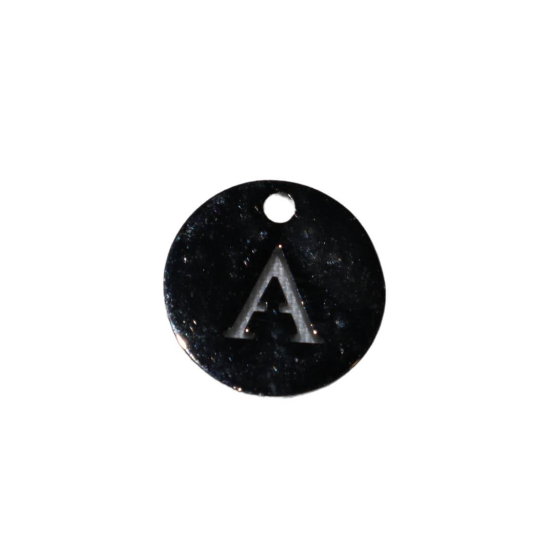 Circle Initial Charms