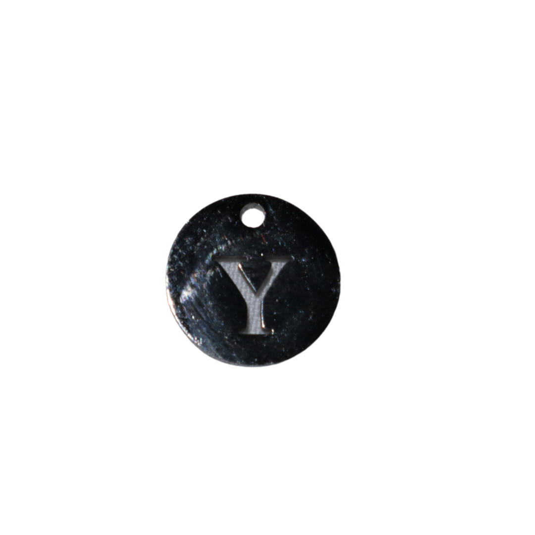 Circle Initial Charms