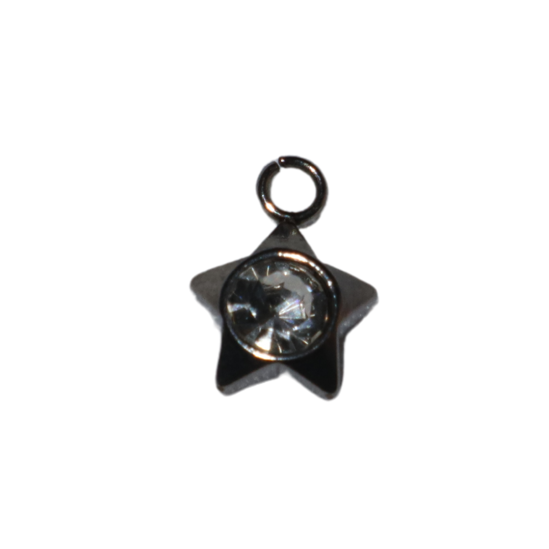 Mini Star with Gem Charm