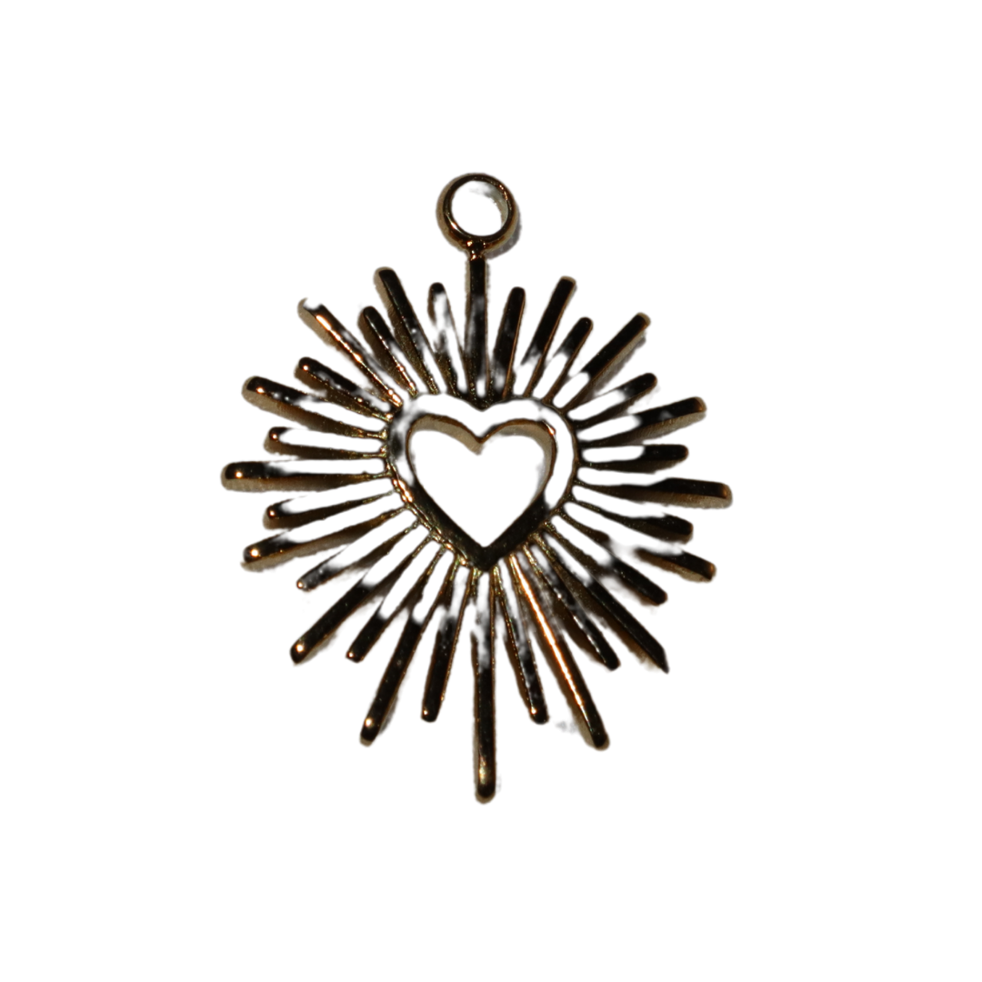 Heart Burst Charm