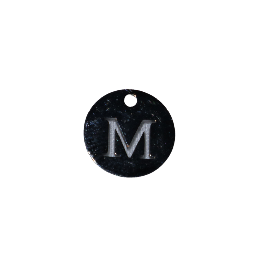 Circle Initial Charms