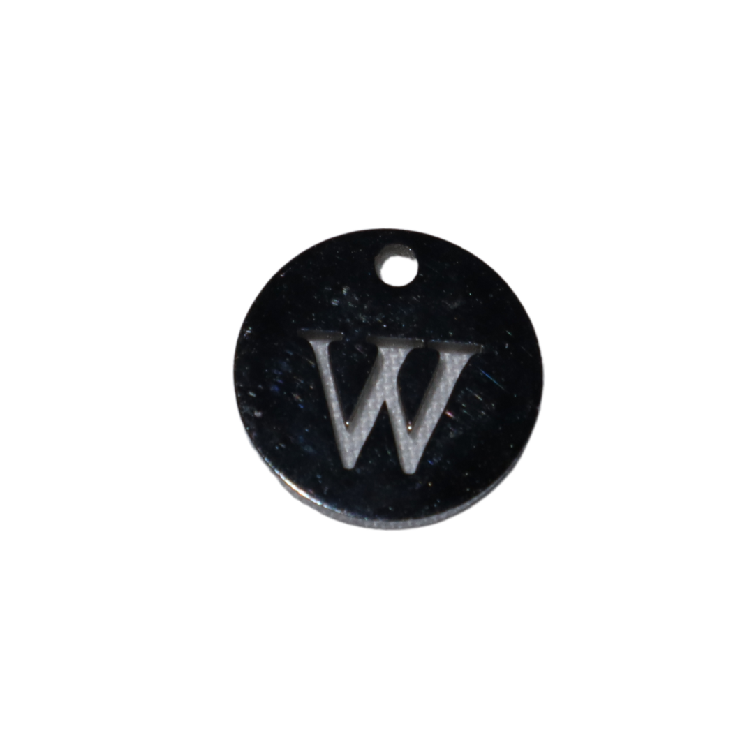 Circle Initial Charms
