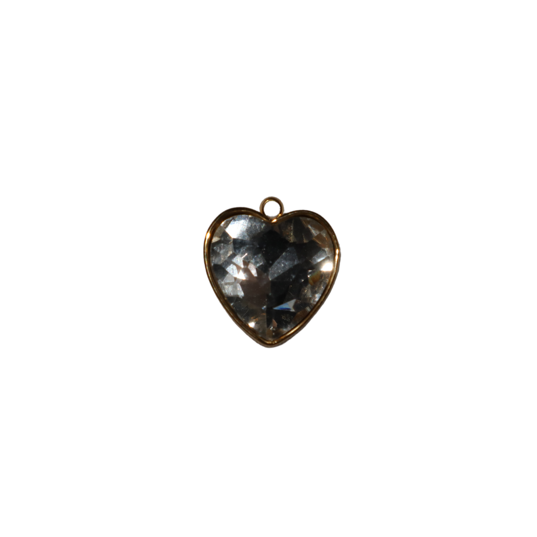 Heart Gem Large Charm