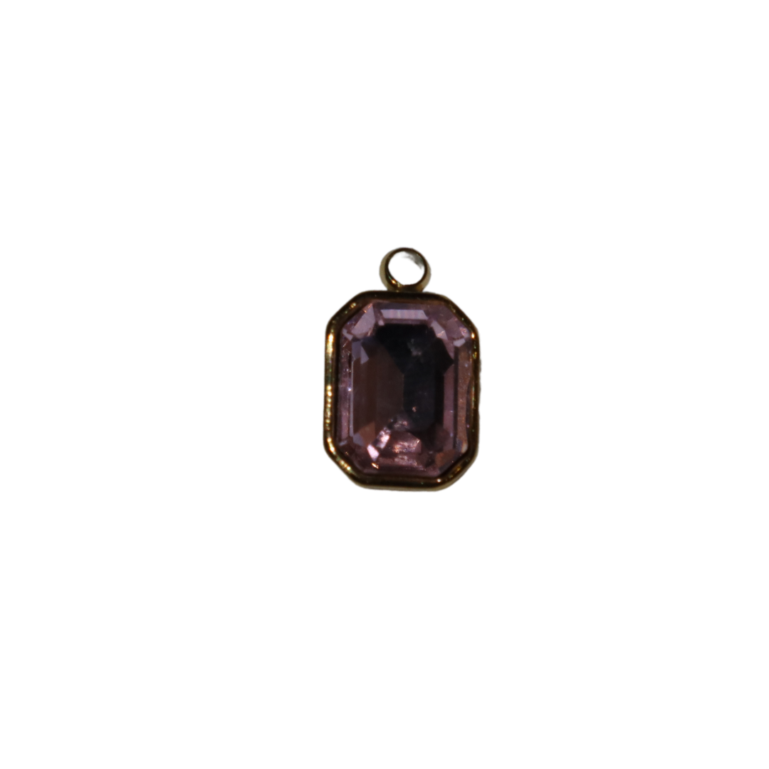 Rectangle Gem Charm