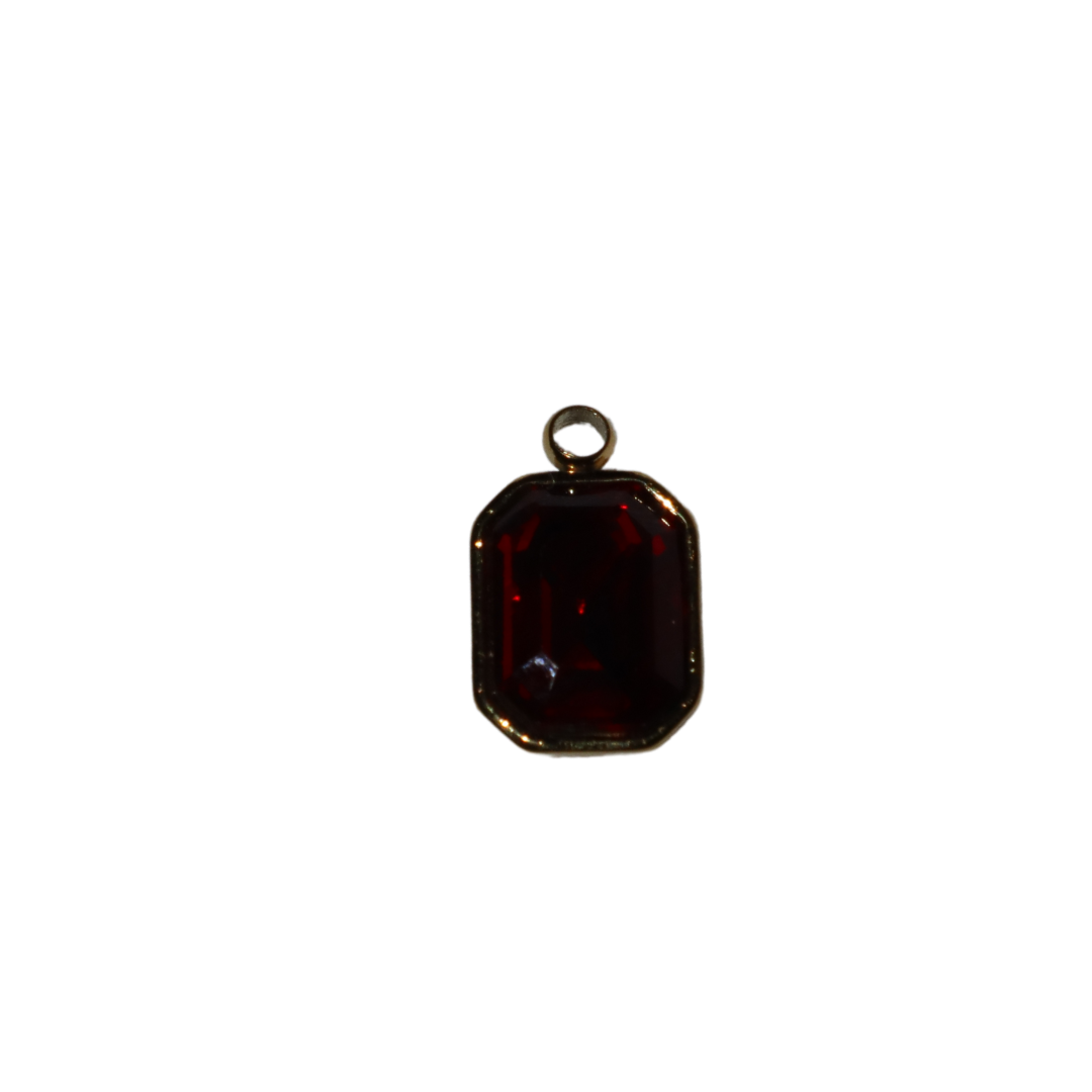 Rectangle Gem Charm