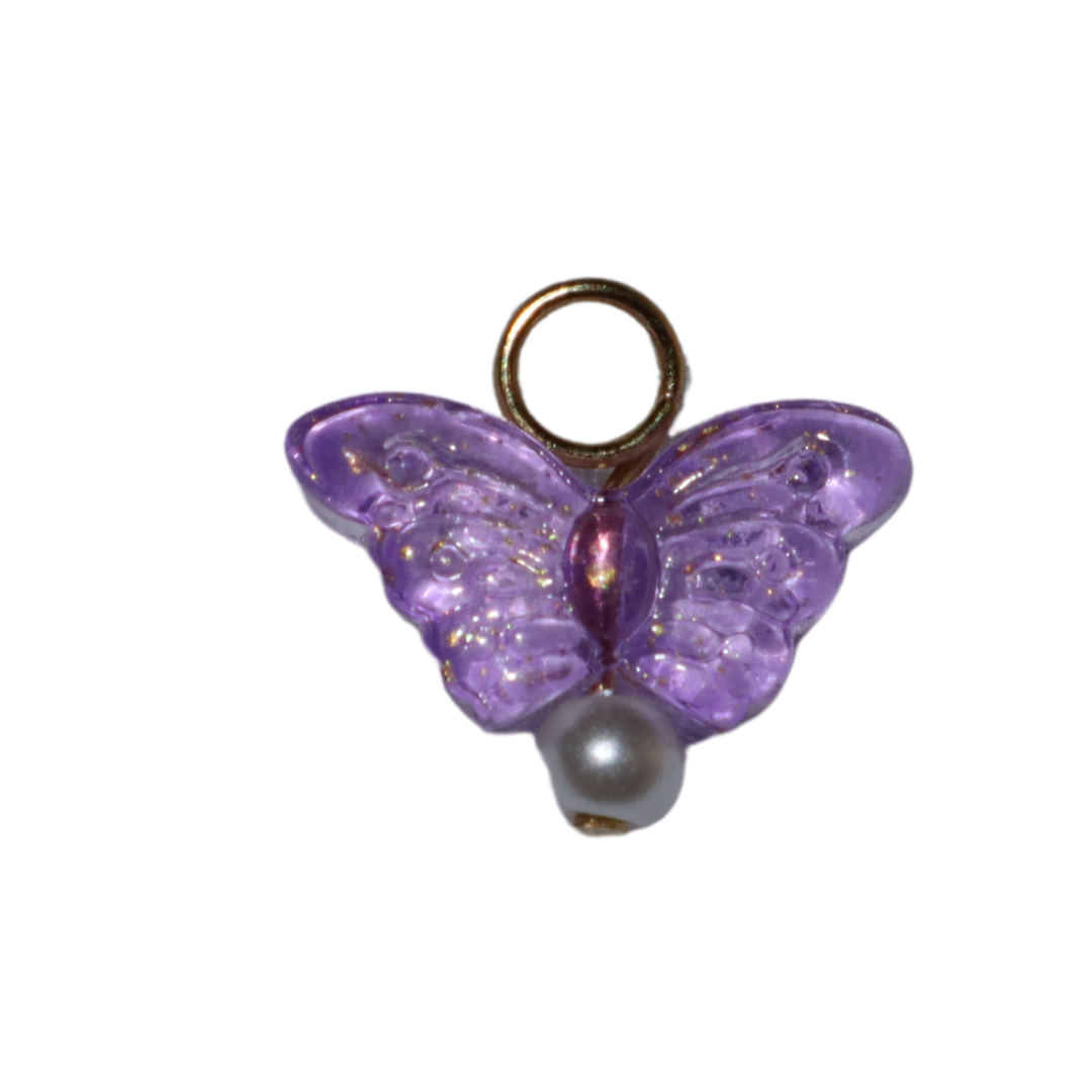 Glass Butterfly Charm