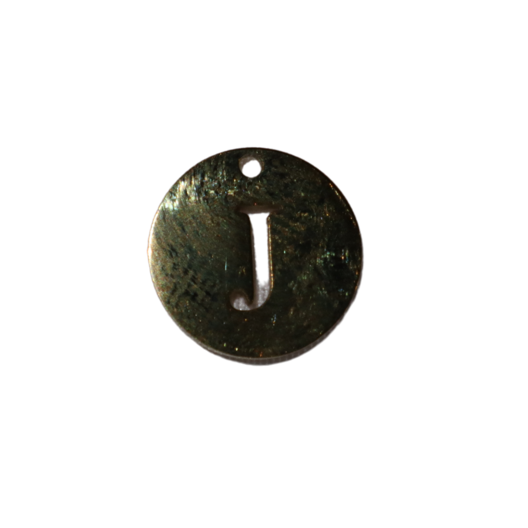 Circle Initial Charms