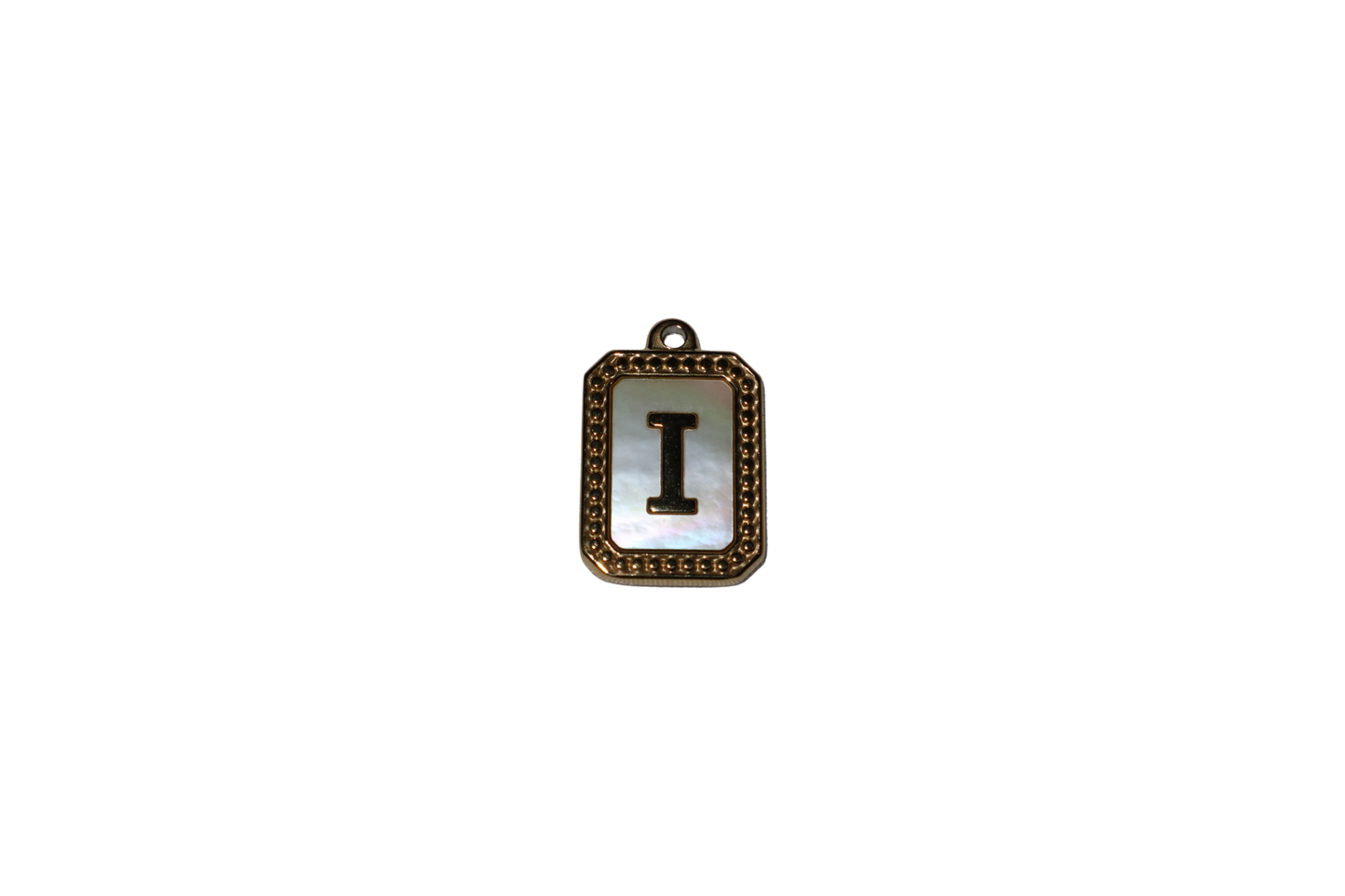 Mother of Pearl Initial Charms