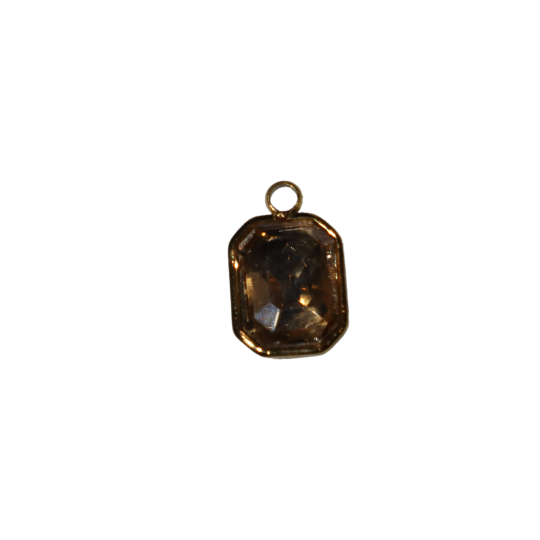 Rectangle Gem Charm