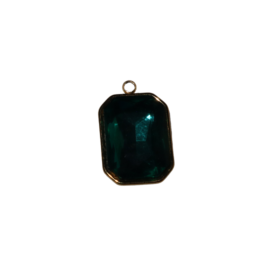 Rectangle Gem Charm