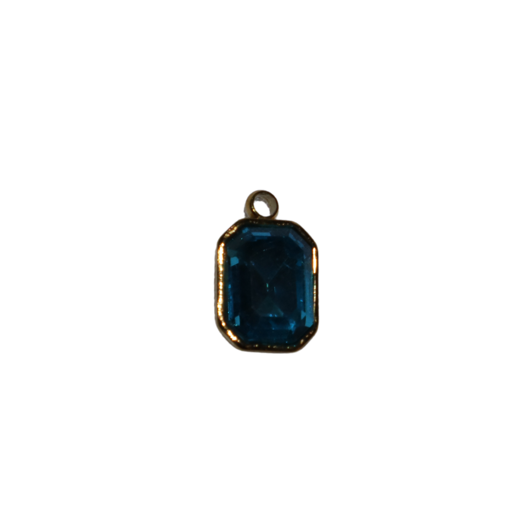 Rectangle Gem Charm
