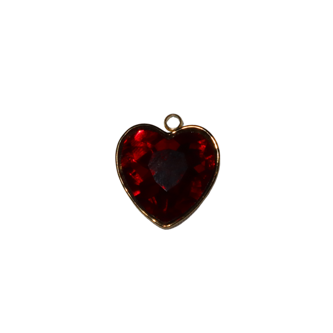 Heart Gem Large Charm